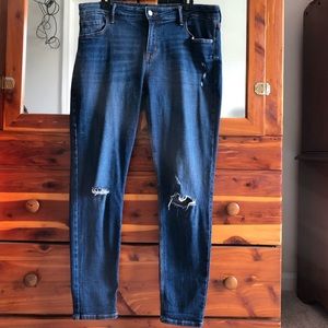 old navy ripped skinny jeans